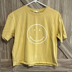 Newbury Kustom Mustard Smiley Tee